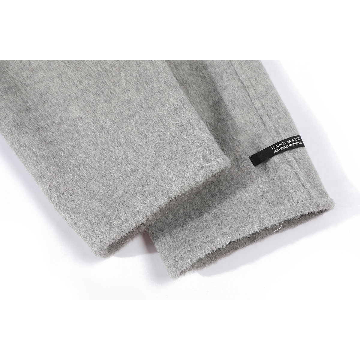 Chola Lisa Koreya üslubunda qadınlar üçün rahat və zərif boz yun palto, payız və qış üçün super gözəl uzun yun palto