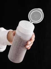 Plastik toz şüşəsi toz yayıcı qızardılmış toyuq barbekü ədviyyatı kakao tozu bibər ədviyyat qabı MSG duz qabı ədviyyat şüşəsi