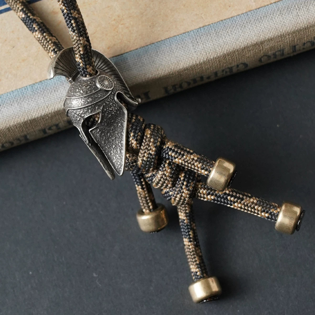 LV&amp;GEDETE Official Flagship Store Parachute Cord EDC Knife Pendant Car Key Chain Brass Charm Bag Accessories
