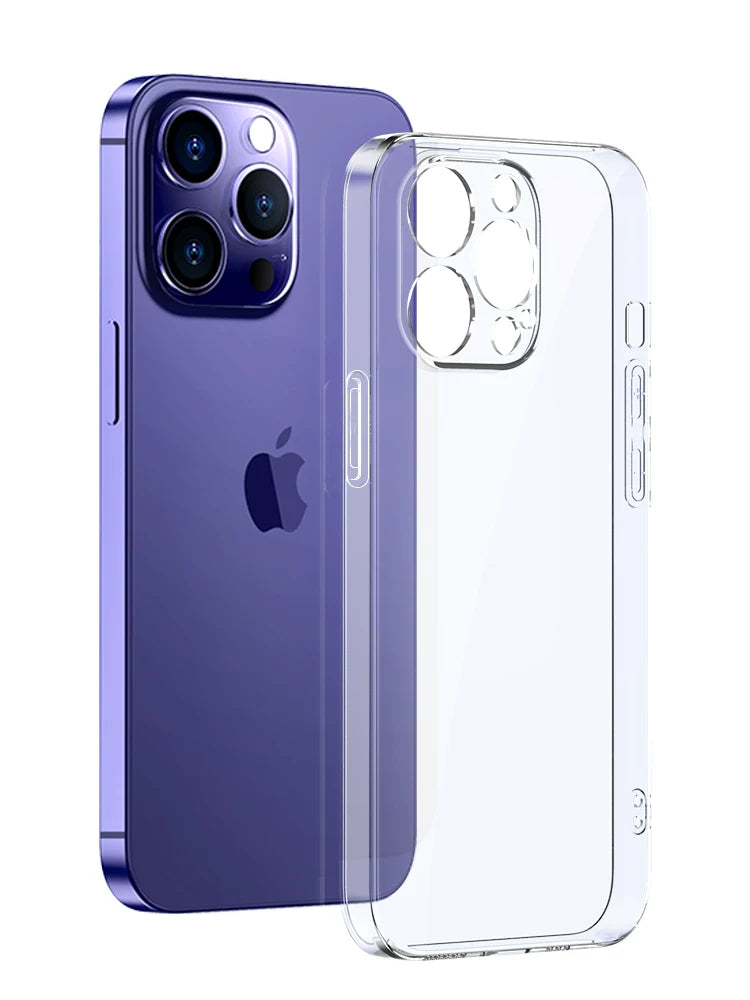 Apple 16Pro üçün uyğundur mobil telefon qutusu 15promax şəffaf 13 silikon 14plus yumşaq qabıq 12 yüksək dəqiqlikli 11 hər şey daxil obyektiv