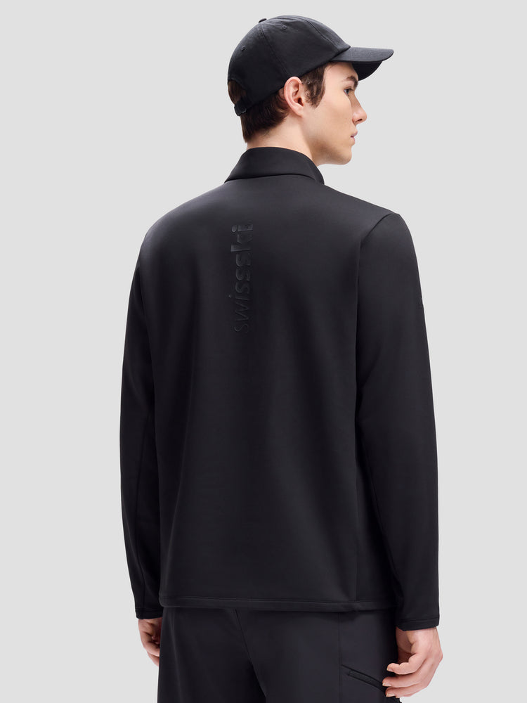 DESCENTE SKI STYLE Seriyası İdman Gündəlik Kişilər üçün Uzaq İnfraqırmızı Yun Astarlı Uzunqol Trikotaj Sviter