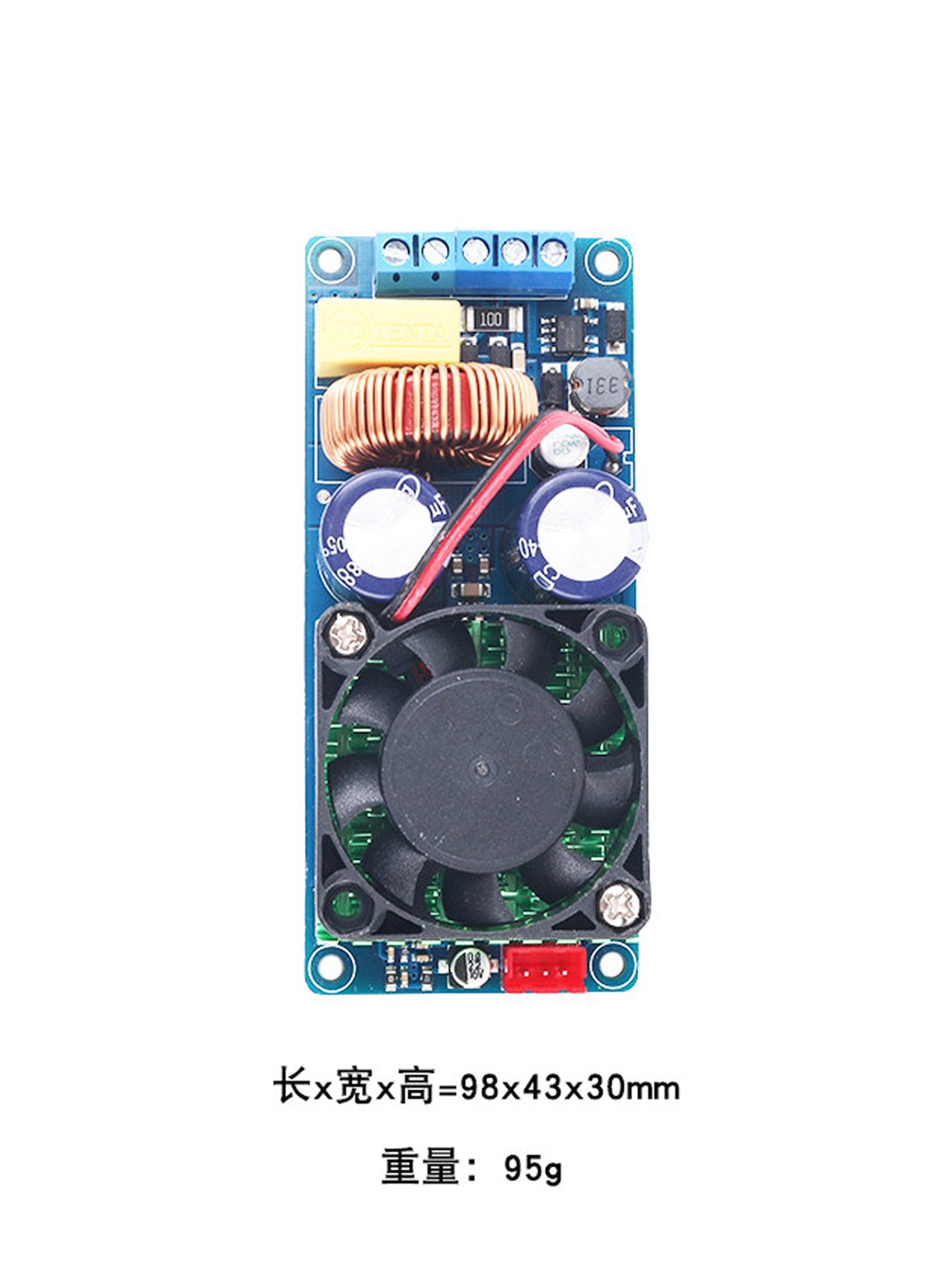 IRS2092S rəqəmsal güc gücləndirici lövhəsi mono 500W yüksək güclü Sinif D HIFI güc gücləndiricisi effekti LM3886-nı keçir