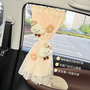 2026 New Car Sunshade Curtain, Car Blackout Window Curtain, Baby Sunscreen and Heat Insulation, Car Interior Sunscreen Privacy Curtain, Cute