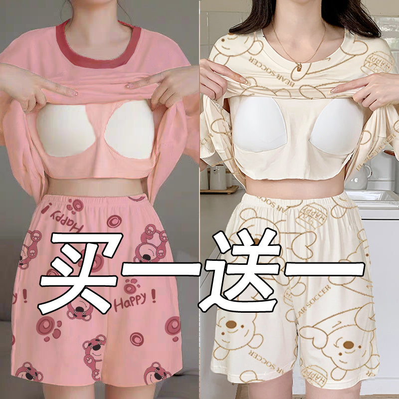 Qadın pijama,yay,təmiz pambıq,100%qısaqol,döş yastiqli,qadin boyuk,bos,köcede geyinmek olar yay ev paltari