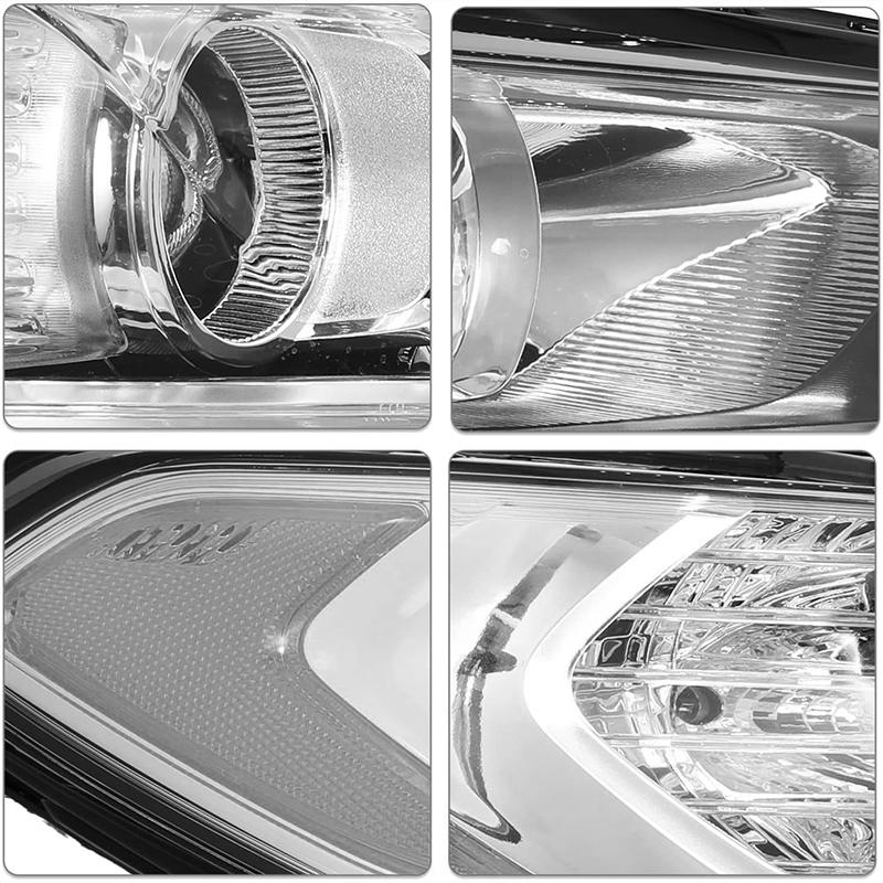 Applicable to 2013-2016 Ford Mondeo headlight assembly, high and low beam lighting, high and low trim levels.