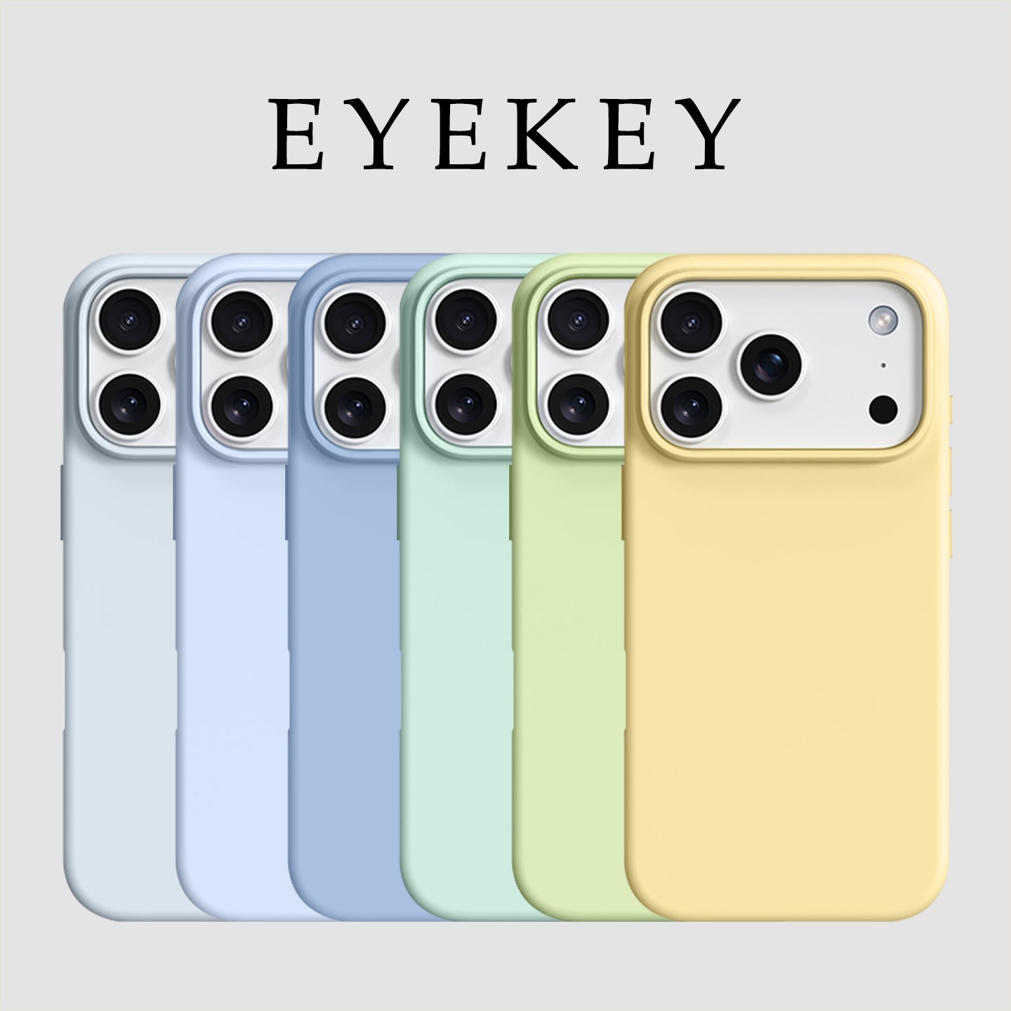 eyekey·ins maye silikon bərk rəngli maqnit emiş Apple 17promax cib telefonu qutusu üçün uyğundur 16plus yeni iphone14 minimalist 15 niş 13 kişi və qadın 12 yüksək səviyyəli qoruyucu örtük yumşaq