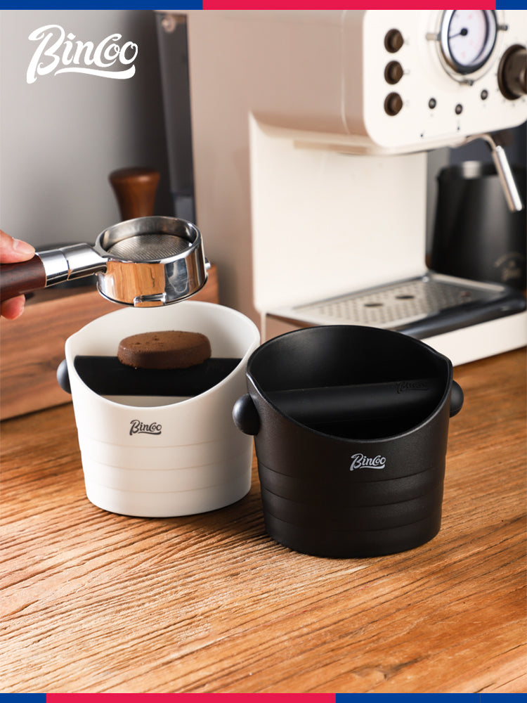Bincoo qəhvə çöküntüsü vedrəsi ağ çubuq çöküntü qutusu espresso maşını uyğun gələn çöküntü vedrəsi tullantı qutusu