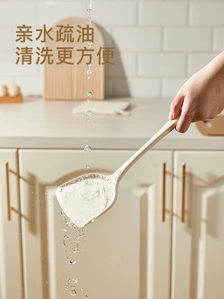 Yerkökü silikon spatula məişət qızartma qaşığı yapışmayan xüsusi yemək spatula yüksək temperatura davamlı qida dərəcəli qazan qoruyucu mətbəx qabları
