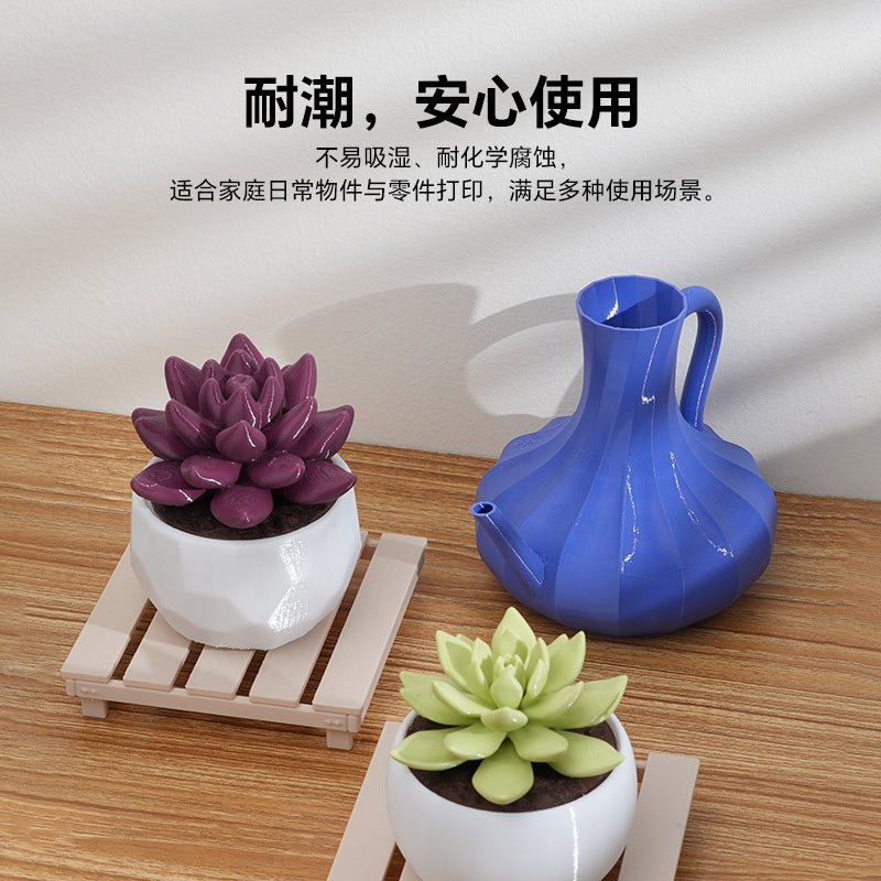 Chuangxiang 3D çap filamenti Soleyin PETG, yüksək keyfiyyətli rəng uyğunluğu, güclü və davamlı, şəffaf çap