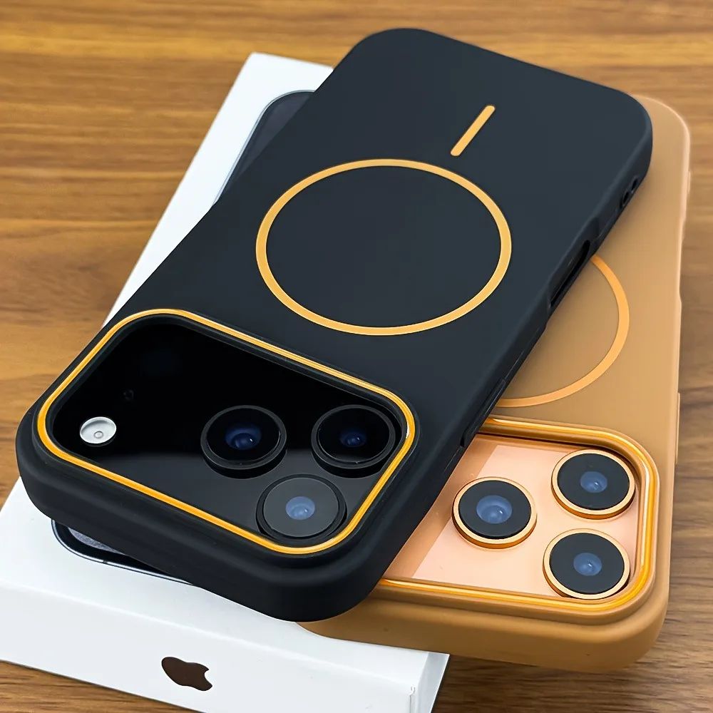 iPhone 17 16 15 14 13 1 üçün lüks mat maqnit telefon qabı