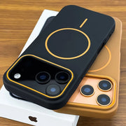 iPhone 17 16 15 14 13 1 üçün lüks mat maqnit telefon qabı