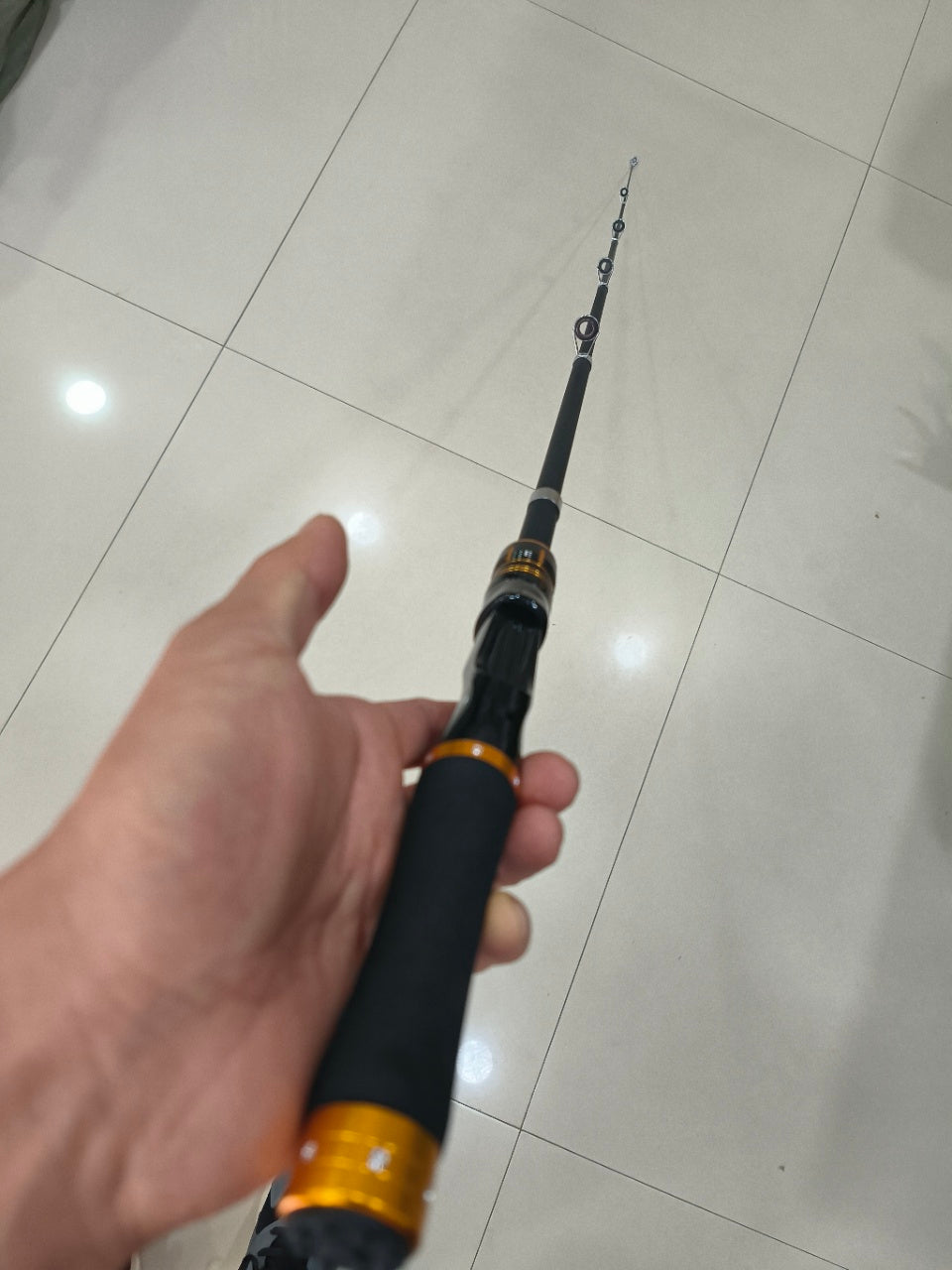 Yudava Lua çubuq teleskopik mini kiçik balıqçı çubuğu su damlası çarxı Lua çubuğu iplik təkəri uzun atışlı qısa hissə 35 sm sərt