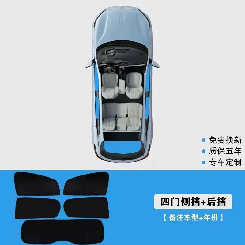 Galaxy Starship 7EMi ön şüşəsi üçün günəşdən qoruyucu, istilik izolyasiyası, gizlilik, mürgüləmə və düşərgə üçün qalınlaşdırılmış günəşdən qoruyucu.