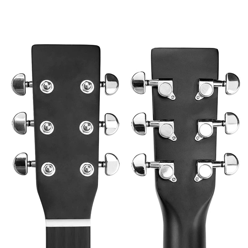 Xalq gitara tənzimləyicisi düyməsi, universal dirək, gümüş akustik gitara simli bükmə, tam qapalı tuner aksesuarı