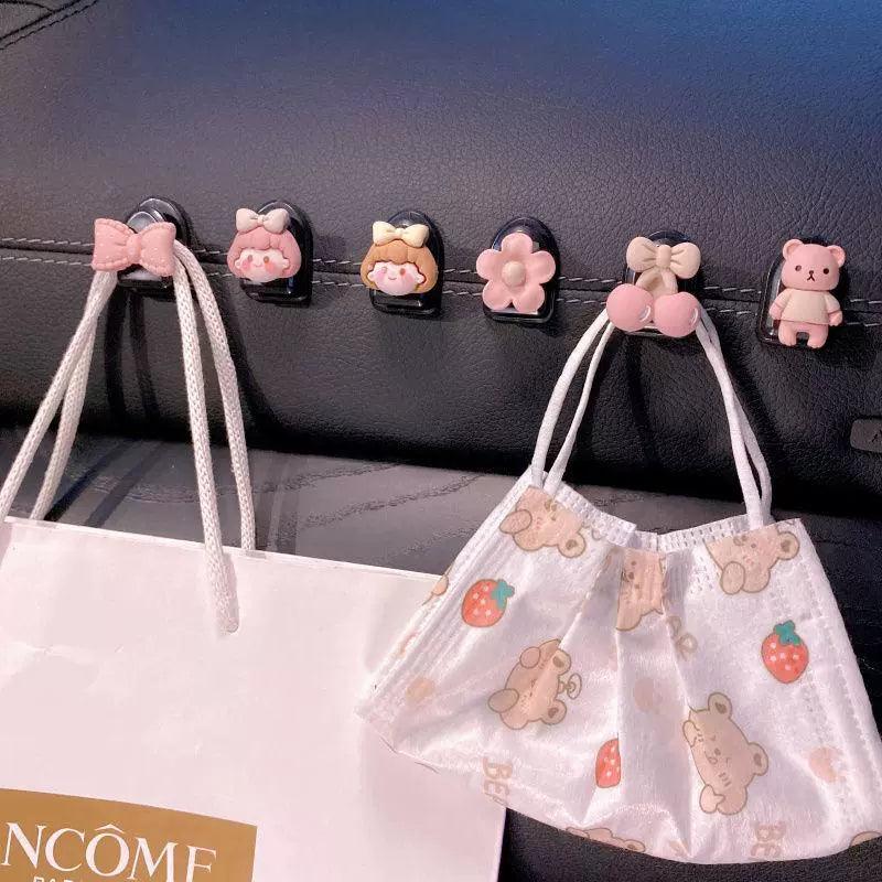 Avtomobil qarmağı Ön cərgə yapışdırın Avtomobil qarmağı Sevimli cizgi filmi Ön Oturacaq Avtomobil Qarmağı Avtomobil Daxili Dekorasiya Bütün Məhsullar