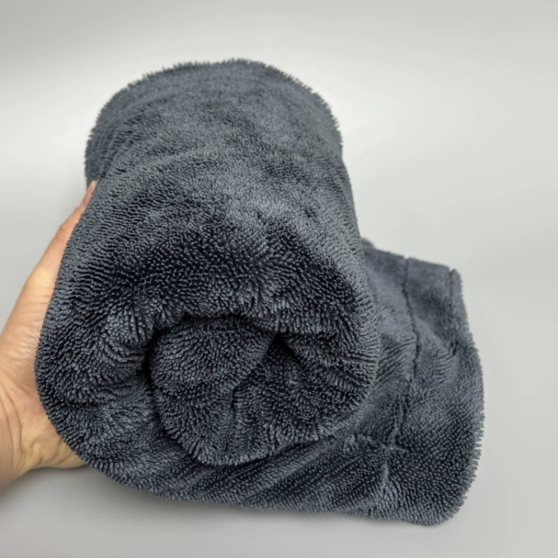 Kiçik Örgülü Su Kolleksiyası Dəsmal Ultra İncə Fiberli Su Kolleksiyası Maşın Yuma Dəsmalı Xüsusi Avtomobil Təmizləmə üçün Super Absorbent Dikişsiz Lintsiz