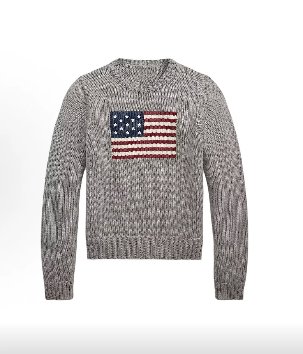 Ulduzlar və milli bayraq təsvir edilmiş açıq yaxalı sviter, uniseks, geniş forma, klassik üslub, vintage görünüş, sviter, təmiz pambıq toxunmuş köynək.
