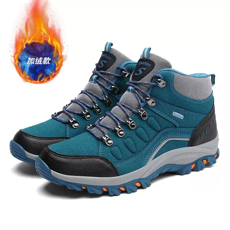Kişi Ayaqqabıları Qış Əleyhinə Qar Çəkmələri Outdoor Plush Hiking