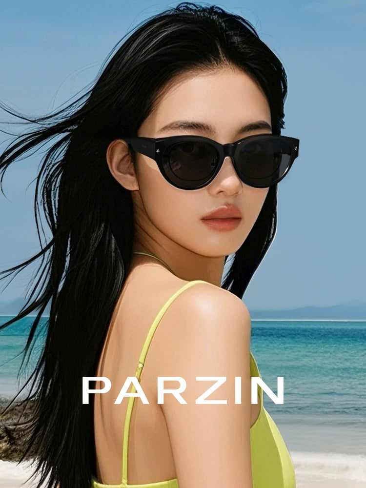 Parsons polarizasiyalı kişi və qadınlar üçün eynək dəsti, dəbli pişik gözü miyopiya eynəkləri ilə taxıla bilər, günəşdən qoruyan günəş eynəyi PZ12117