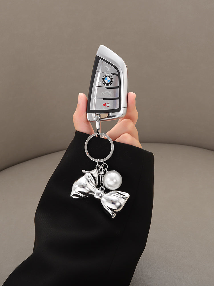 2024 New Style Car Key Chain, High-end Design, Suitable for Audi, BMW, Mercedes-Benz, Volkswagen and other Luxury Car Keys, Anti-Damage, Women's Style