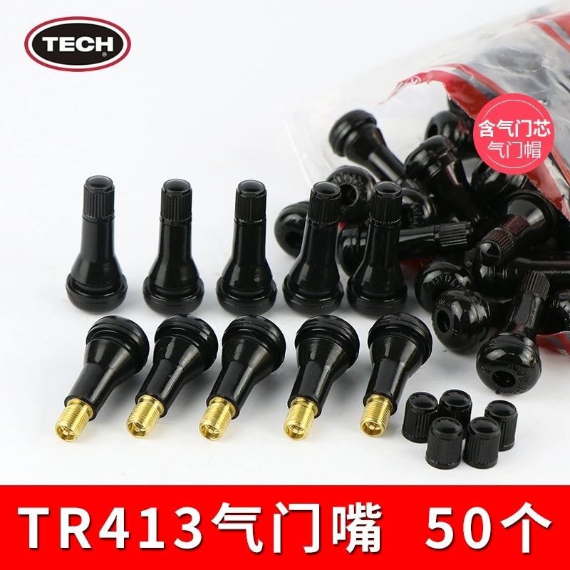 Orijinal mallar Tek rezin klapan Avtomobil təkəri Vakuum təkəri Şişmə klapan Əsas hava ucluğu TR413 414