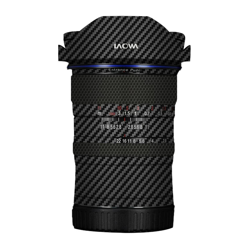 Meibentang Laowa LAOWA12 F2.8 lens qoruyucu film etiketi dəri toxuması Laowa 12 F2.8 karbon lifi 3M Canon RF portu\EF portu\Nikon F portu üçün uyğundur