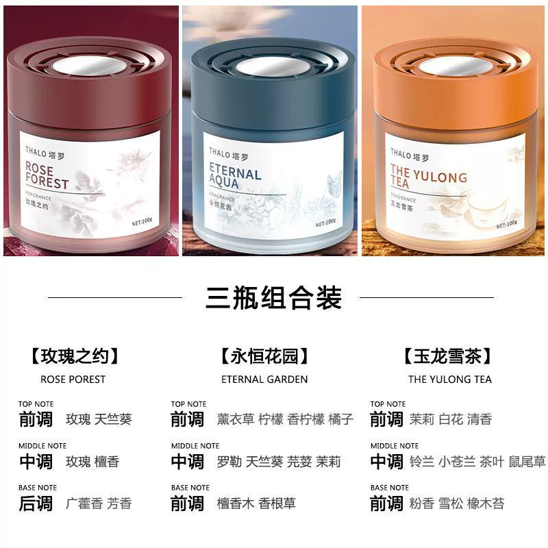 Avtomobil Aromaterapiyası 2025 Yeni Gəliş Qalıcı Ətir Bərk Balzam Yüksək Dərəcəli Avtomobil Ətri Təmizləyici Hava Qoxunu Çıxarır