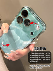 Apple 17promax mobil telefon qutusu üçün uyğundur iphone16 elektrolizlənmiş şüşə qutu 15 minimalist yeni üslub 14 İnternet məşhur cütlüyü 13 hər şey daxil obyektiv 17pro super populyar model 16pro düşməyə qarşı mobil telefon qutusu