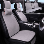 Avtomobil Yastığı Bütün İl Boyu Neytral Kətan Kiçik Bel Yay Nəfəs ala bilən Pambıq Kətan Sürüşməyən Sərin Yastıq Minimalist Oturacaq Örtüsü Oturacaq Yastığı