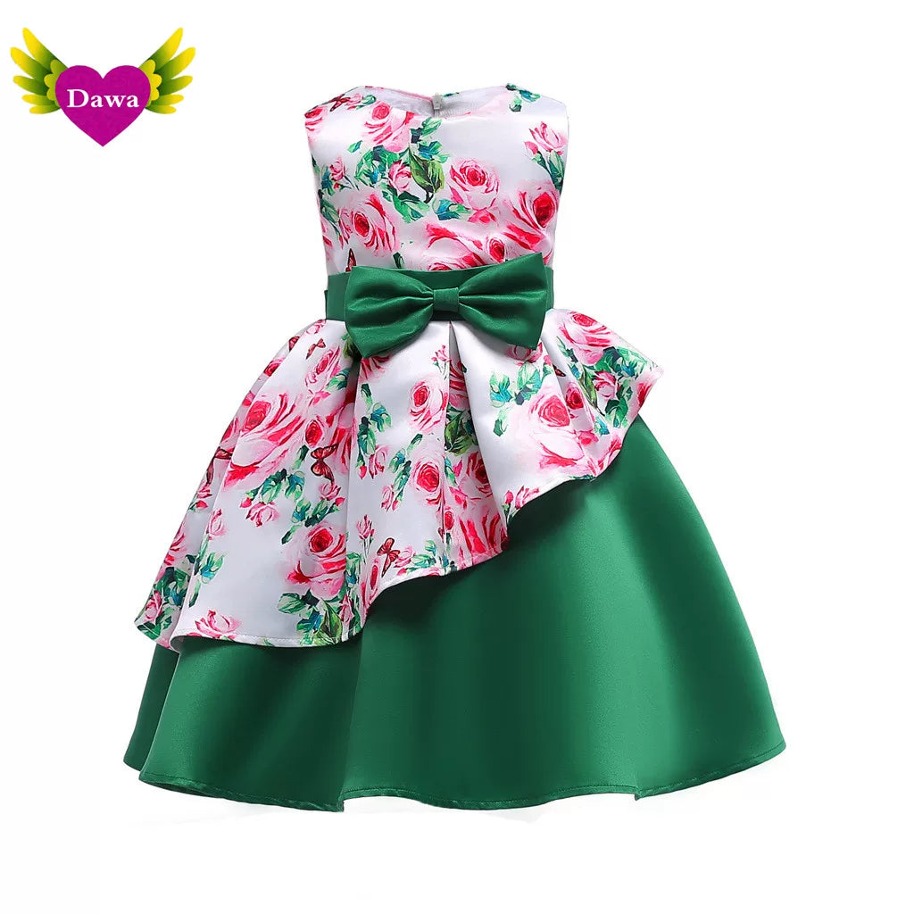 Körpə Uşaqları Qızlar üçün Yay Donu Şahzadə Donları Geyimləri Ətək