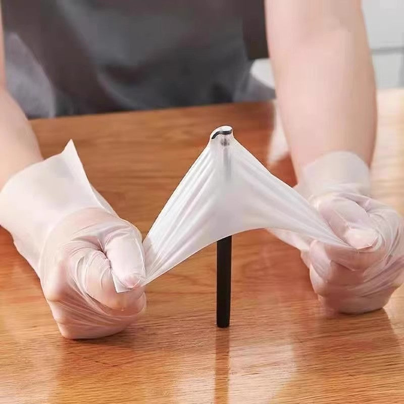 Birdəfəlik əlcəklər qida dərəcəli xüsusi tpe plastik kommersiya qalınlaşdırılmış davamlı mətbəx pvc iaşə çıxarıla bilən qutu