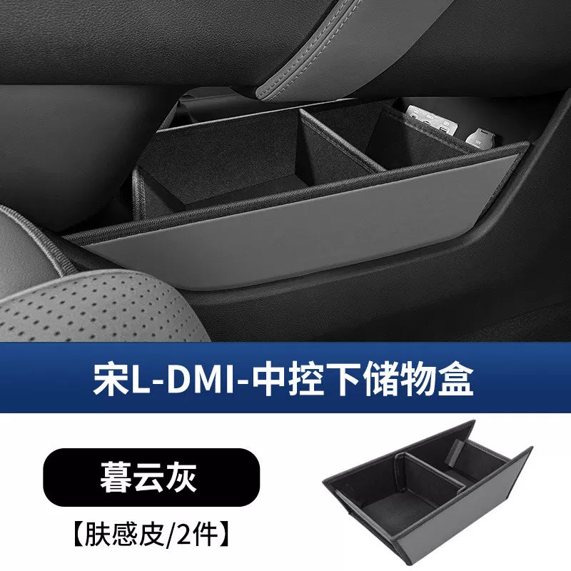 BYD Song Ldmi mərkəzi konsolunun alt saxlama qutusu, avtomobil saxlama qutusu, interyer aksesuarları üçün uyğundur.