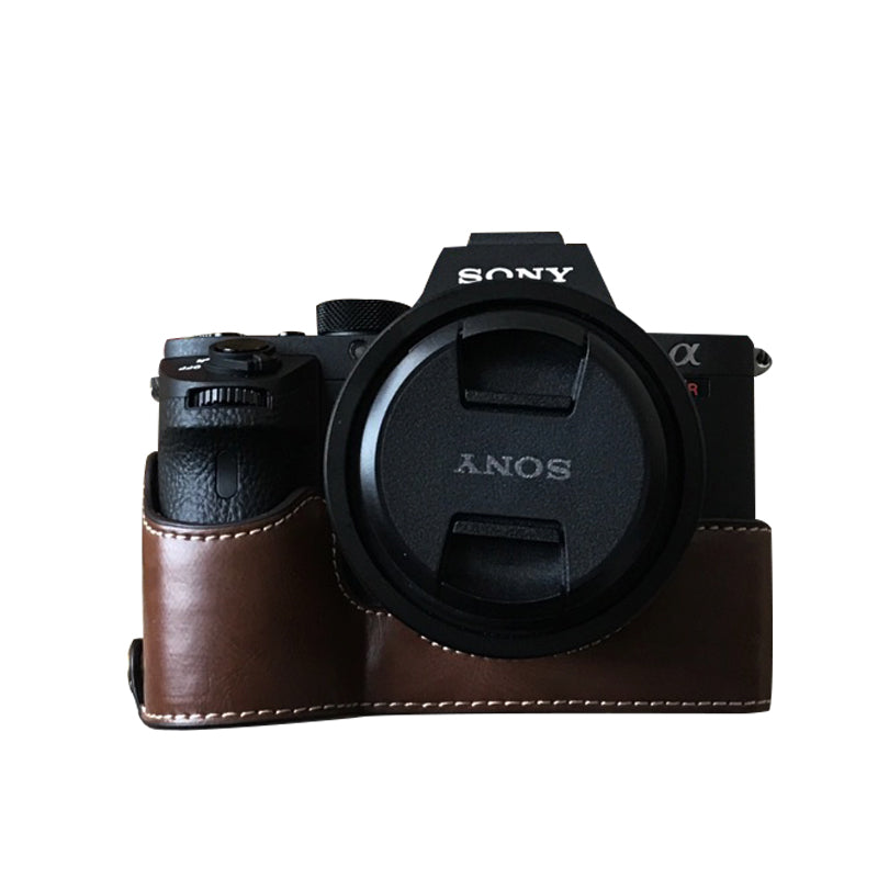 Sony A7R4 A6700 kamera çantası a73 A7RIII A7M3 A7R3 A7C əsas dəri qutu A7C2 üçün uyğundur