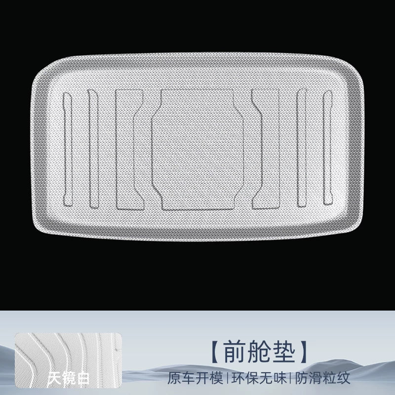 25 BYD Hiace 05EV Xüsusi Baqaj Döşəməsi TPE Quyruq Qutusu Döşəməsi Ön və Arxa Avtomobil Aksesuarları 05