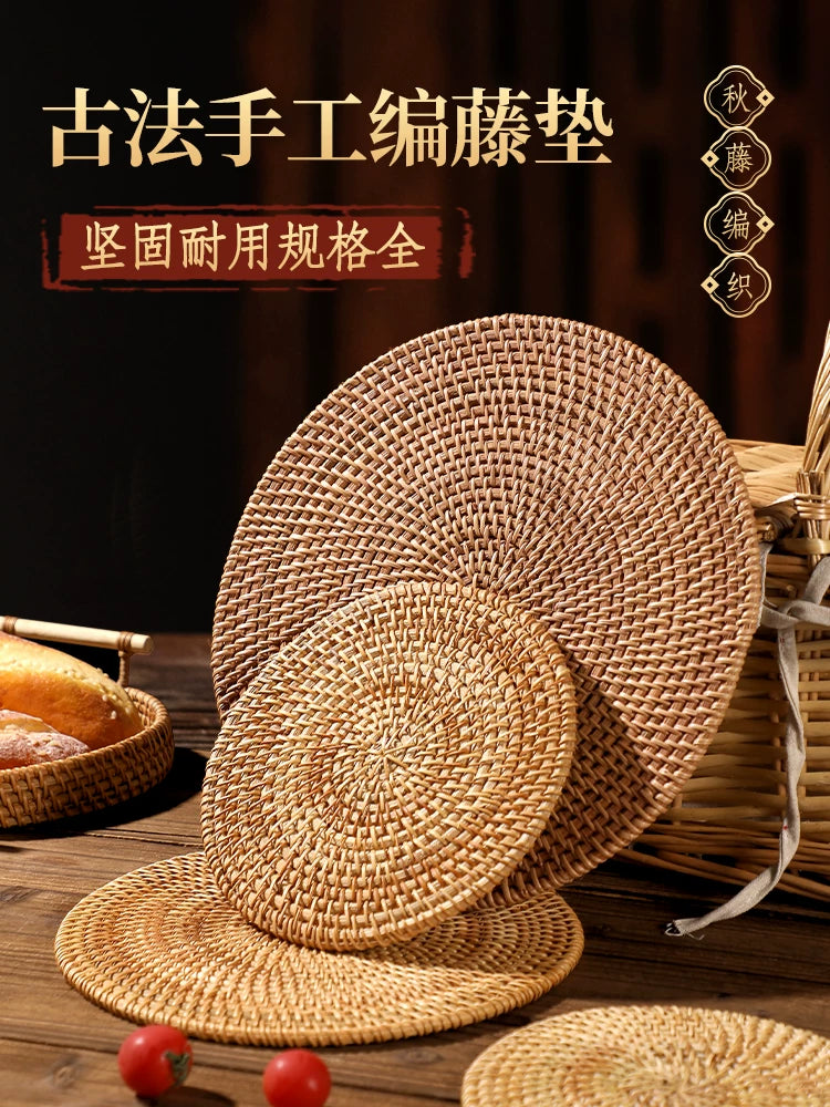 Rattan izolyasiya döşəyi, ev yemək masası masası, yanmağa qarşı çay fincanı, çaydanlıq döşəyi, güveç döşəyi, boşqab döşəyi, kasa döşəyi, xüsusi masa döşəyi
