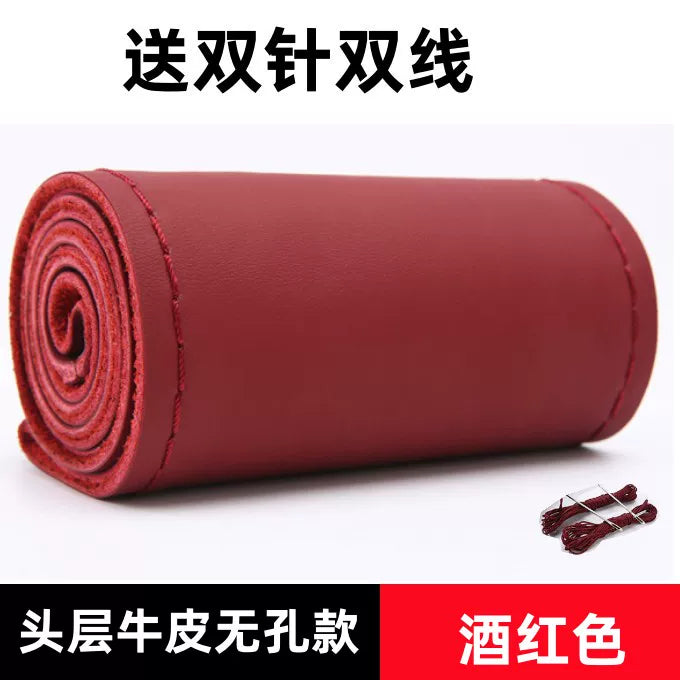 2006/2007/2008/2009/2010/2012/2013-cü illərdə istehsal olunmuş köhnə Toyota Reiz, Camry və Corolla modelləri üçün əl ilə tikilmiş sükan örtüyü.