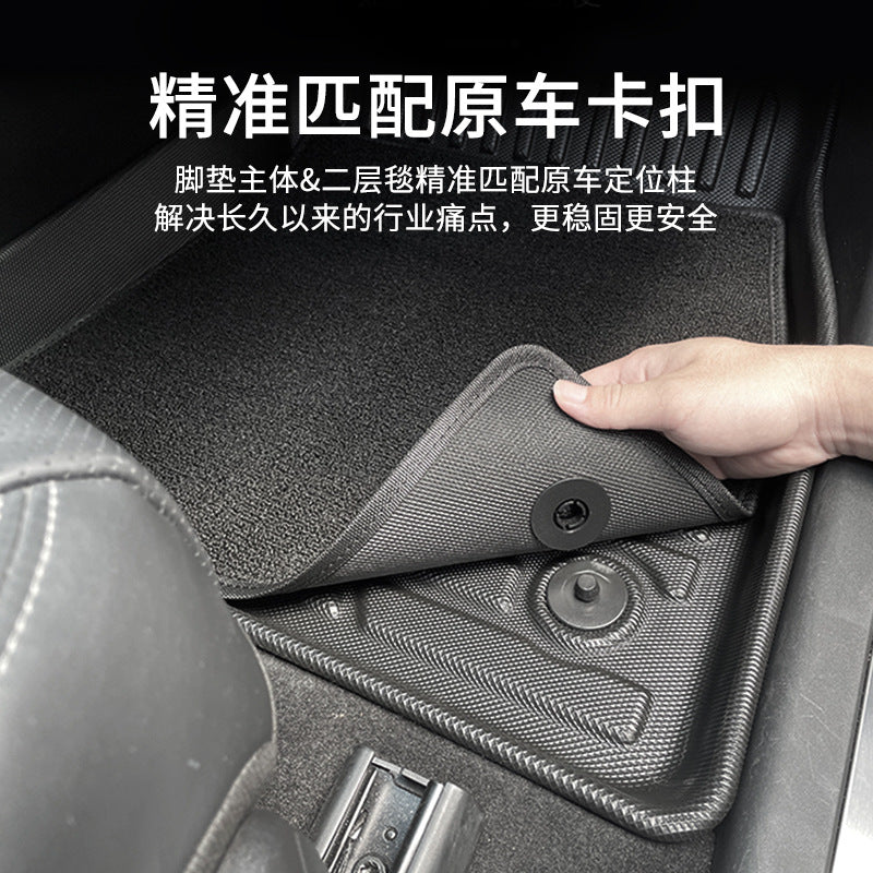 Suitable for modern VENUE floor mats, TPE waterproof rubber luggage mats, interior modified carpet mats, accessories.
