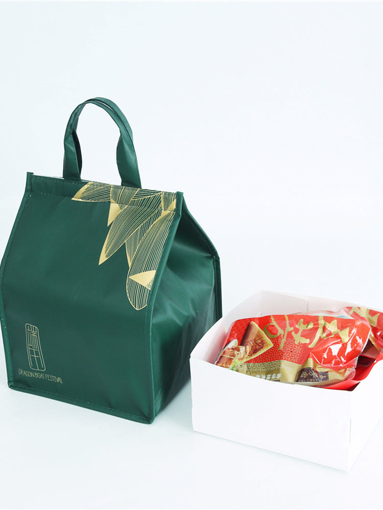 Dragon Boat Festival Hədiyyə Çantası Zongzi İzolyasiyalı Çanta Mal və Qoyun əti Soyuducu Çanta Qidalandırıcı İzolyasiyalı Çanta Dəniz məhsulları Soyuducu Çanta Çap edilə bilər
