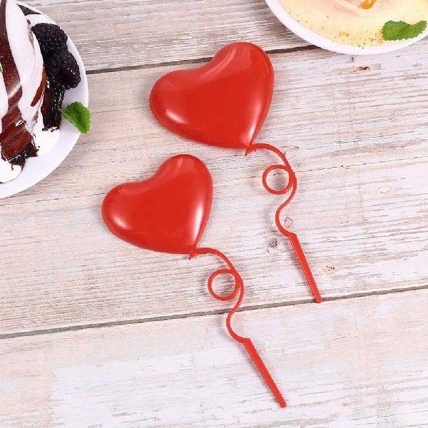 36 Pieces Heart Picks Valentine's Day Cake Toppers Wedding