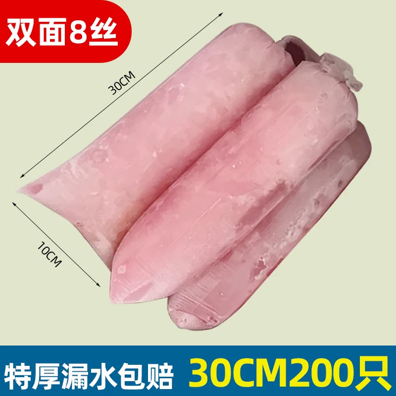 Icicle bag dondurulmuş buz kub qəlib buz istehsalı artefakt birdəfəlik böyük buz su kommersiya tövlə qida dərəcəli yeməli