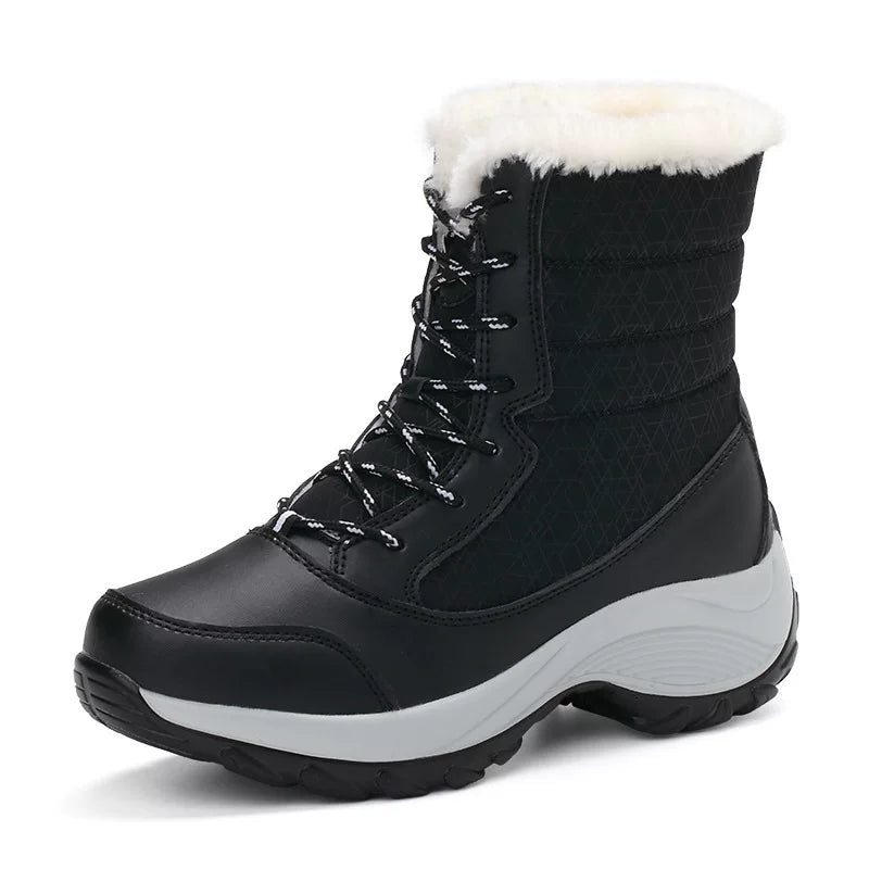 Qadın Ayaqqabıları Qış Moda Ankle Boots Qadın İsti Fem