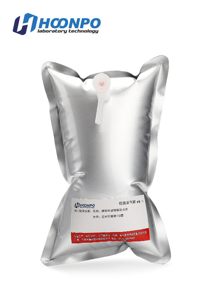 Alüminium folqa qaz nümunəsi çantası qaz nümunəsi çantası 0,1- 0,5/1-15L alüminium plastik kompozit film tək və ikiqat klapan alüminium folqa nümunəsi çantası