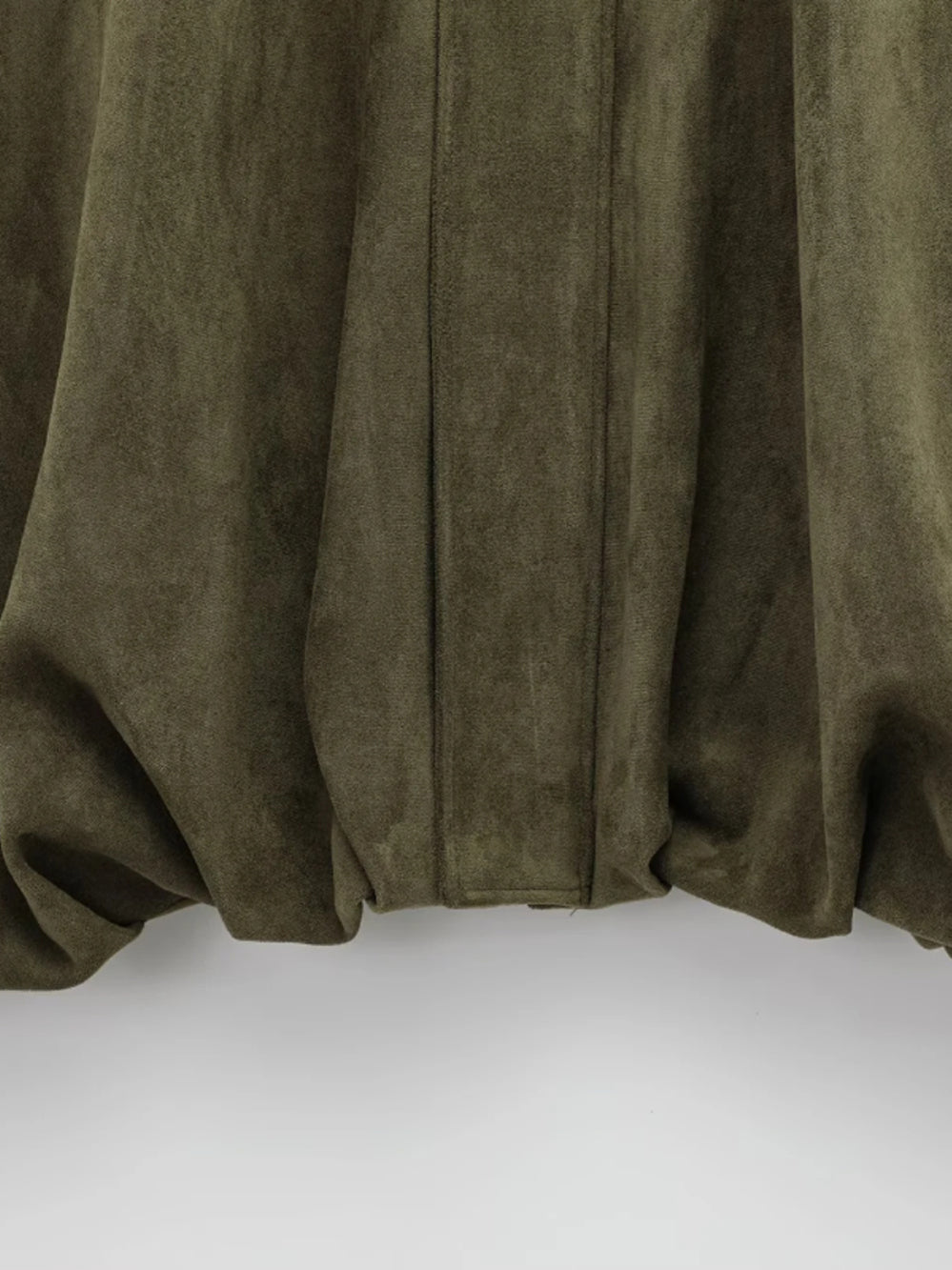 WMXZ Yaz Yeni Gəlişi Qadınlar üçün Batwing Qollu Yaxalı Zamşa Teksturalı Bomber Gödəkçə 4344155