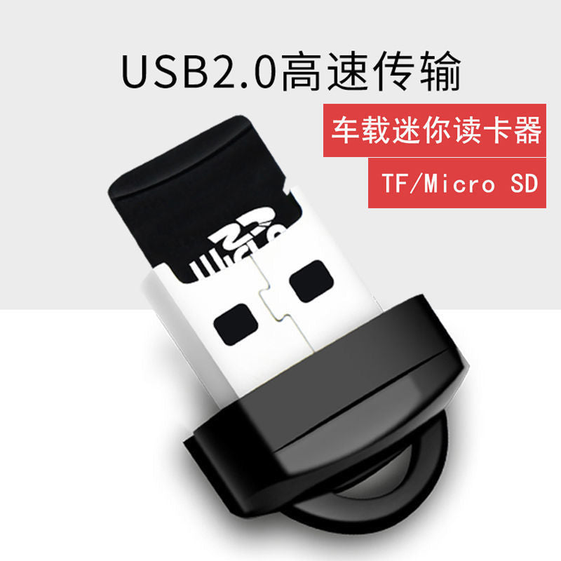 Çoxfunksiyalı metal mini kart oxuyucu yüksək sürətli usb2.0 mobil telefon audio avtomobil SDTF yaddaş kartı/U disk mp3 mini çevirici mikro Android SDTF kart MP3 kart oxuyucu kamera USB