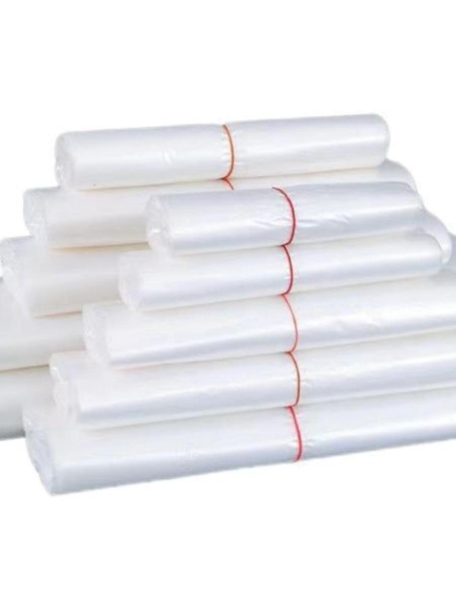 Ağ qida çantası plastik torba birdəfəlik şəffaf qablaşdırma çantası paketli qablaşdırma çantası rahatlıq çantası jilet çantası
