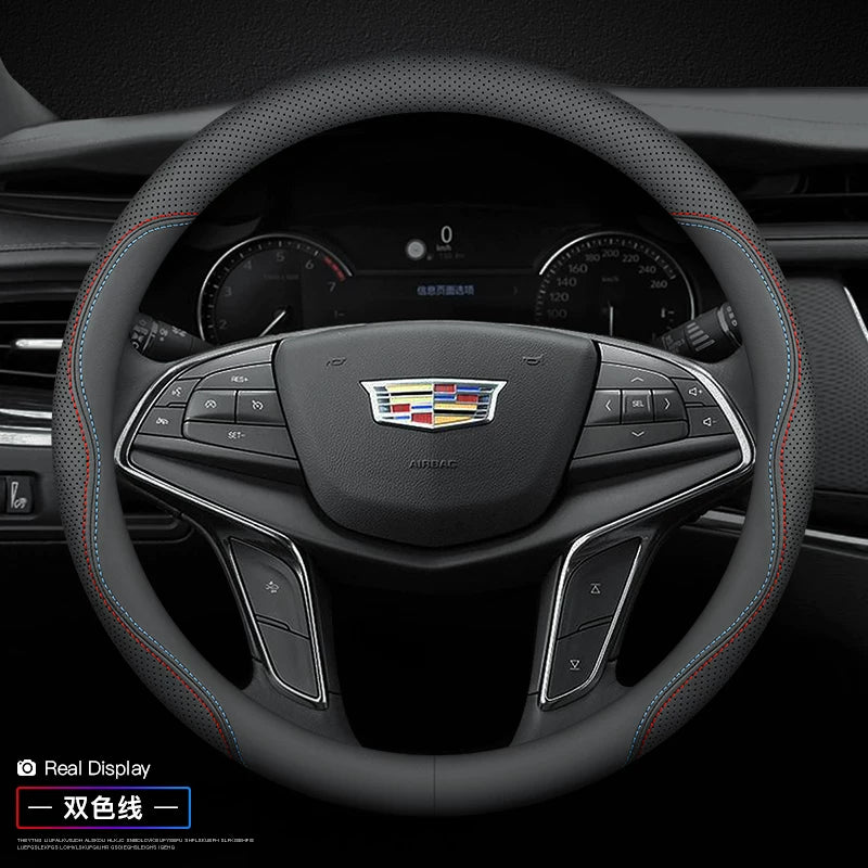 Cadillac sükan örtüyü, orijinal dəri, IQ, Ryoma, XTS, ATS/SLS/SRX/CTS, ultra nazik model.