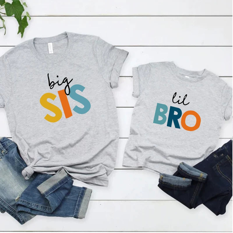 Koreya üslubunda oğlan və qız uşaqları üçün yay ağ hərfli futbolka, dairəvi yaxalı, qısa qollu gündəlik.