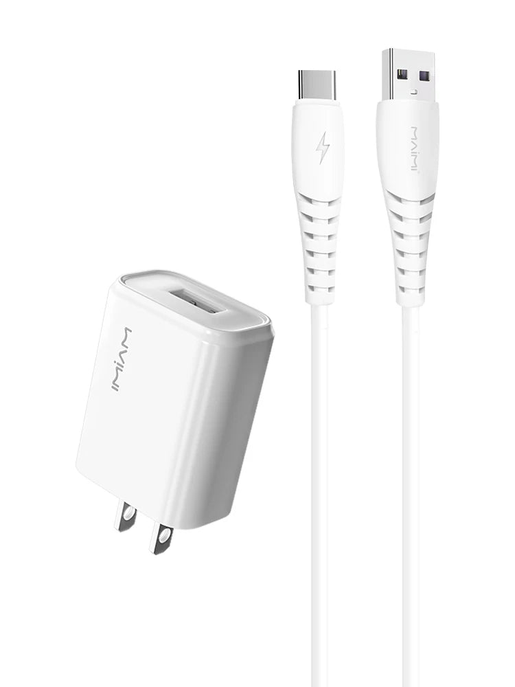 Maimi T50 iPhone14 13 şarj dəsti üçün uyğundur Android Type-C flaş doldurma məlumat kabeli 2.4A sürətli şarj