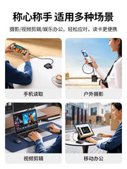 Greenlink USB kart oxuyucusu yüksək sürətli 3.0 hamısı bir arada SD böyük kart CF/TF kartı MS çoxfunksiyalı tip kompüter Canon Nikon Sony kamerası Apple mobil telefonu ccd oxuyucusu üçün uyğundur