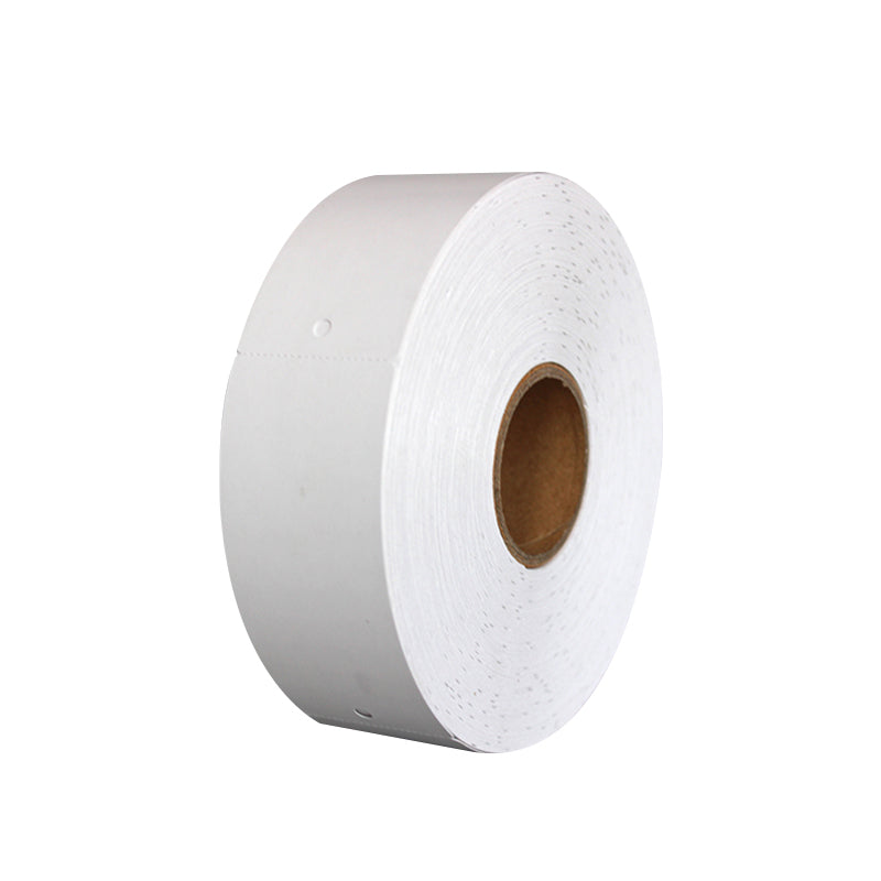 Boş etiket sertifikatı çap kağızı rulonu 30 35 40 45 50 55 60 70 80 90 100 geyim ticarət nişanı qiymət etiketi yuvarlaqlaşdırılmış düz bucaqlı rulon 250 q örtülmüş kağız barkod kağızı